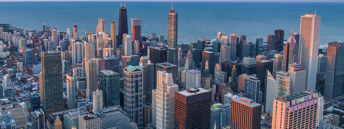 Skyscrapers Ariel View